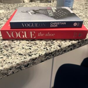 Dior Vogue Fashion Book in Black and Red